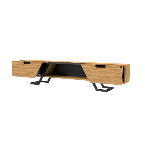 Szafka RTV-74 Drewno Lite Dąb Loft Lakier Rozmiary od 100 cm do 200 cm PREMIUM